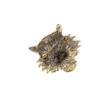 Καρφίτσα με κεφαλή τίγρη - Κράμα Ψευδάργύρου, Ηλεκτροπλατίωση, Διακόσμηση Unisex