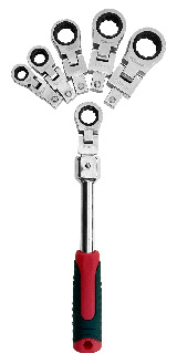 Αποσπώμενο σετ ράτσσετ κλειδιών με αντικαθισόμενες κεφαλές για επισκευές αυτοκινήτων, χρωμιοβάνδιο ατσάλι