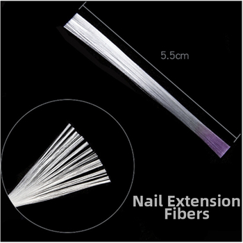 Σετ επεκτάσεων νυχιών από ίνες γυαλιού και σύστημα ινών, με γρήγορη εφαρμογή, 68 g