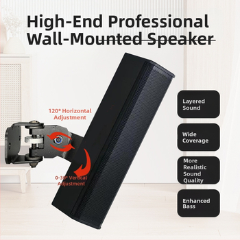 Βραχίονας τοίχου για ηχεία, πλήρους μετάλλου με παχυσμένο σωλήνα, για κεντρικά και περιφερειακά ηχεία, Universal, FX366 — Fx fengxiang