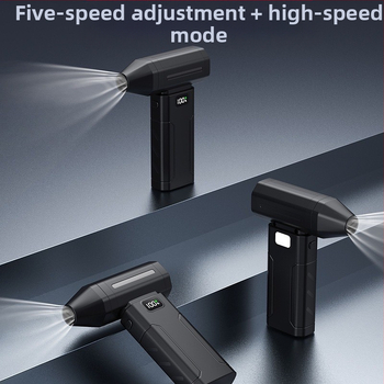 X8 Ασύρματος φορητός ανεμιστήρας με brushless μοτέρ, 5 ταχύτητες, ενσωματωμένη μπαταρία 4000-6000mAh, USB τροφοδοσία