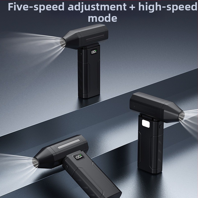 X8 bezdrôtový ručný ventilátor s bezkartovým motorom, 5 rýchlostí, 4000-6000mAh vstavaná batéria, USB napájanie