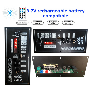 Πλακέτα ενισχυτή Bluetooth για ηχεία, μοντέλο 3.7V-803, με επαναφορτιζόμενη μπαταρία λιθίου για DIY αυτοκινήτου