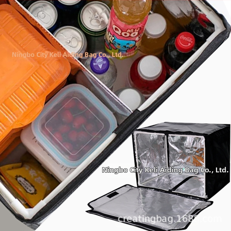 Чанта за доставка на храна и пикник с презрамки за раница, Oxford плат, капацитет 32/48/62, модерен минималистичен стил