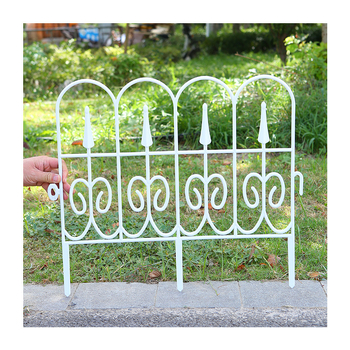 Φράχτης κήπου PVC ευρωπαϊκού στυλ για αυλή