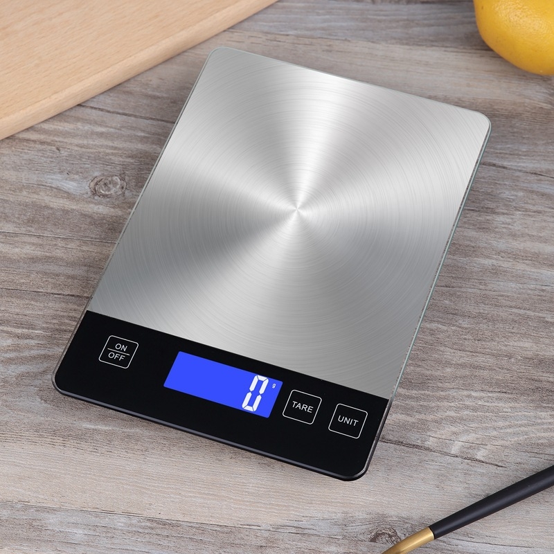 Inteligentna elektronička kuhinjska vaga, raspon 5–15 kg, elektroničko mjerenje, napajanje AAA×2 + USB punjenje, model DH-A12CD