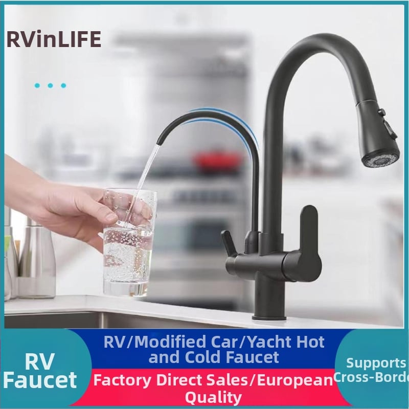 Karšto ir šalto vandens maišytuvas - nerūdijančio plieno korpusas, vario vožtuvo šerdis, paviršinis montavimas, 90°C