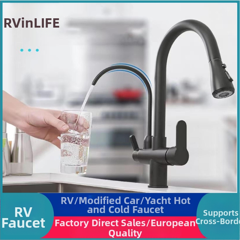 Karšto ir šalto vandens maišytuvas - nerūdijančio plieno korpusas, vario vožtuvo šerdis, paviršinis montavimas, 90°C