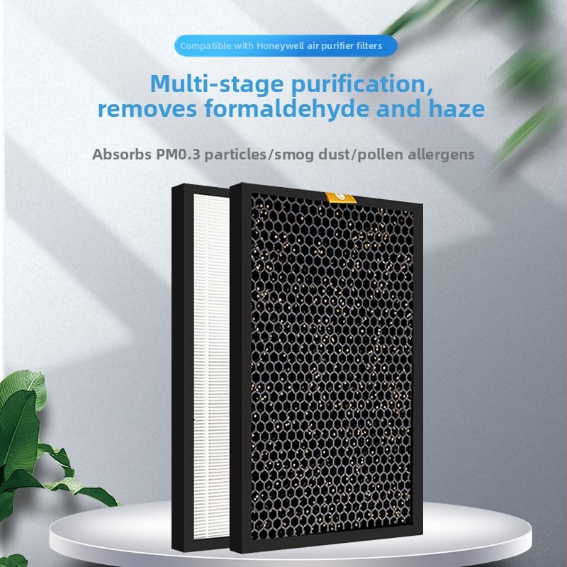 Φίλτρο καθαριστή αέρα, συμβατό με Honeywell KJ410F-PAC000AW; για KJ305F/450F/900; αφαίρεση σκόνης, φορμαλδεΰδης και ομίχλης; οικιακή χρήση; 51–100 τ.μ.