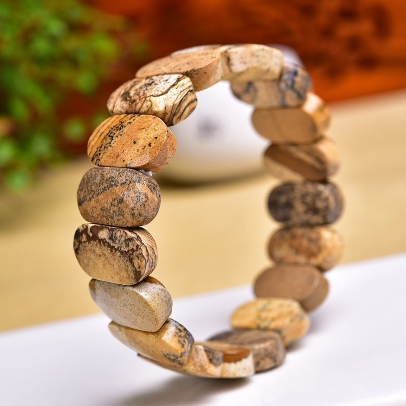 agatų akmens rankinis papuošalas, rankų darbo, geometrinė forma, unisex, Muri prekės ženklas