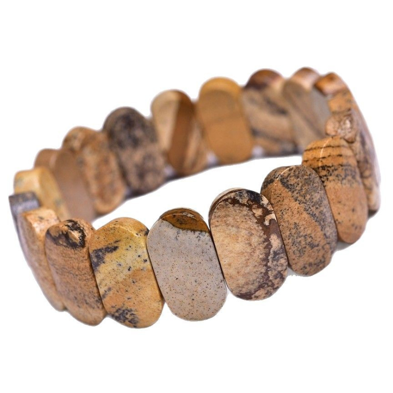 agatų akmens rankinis papuošalas, rankų darbo, geometrinė forma, unisex, Muri prekės ženklas