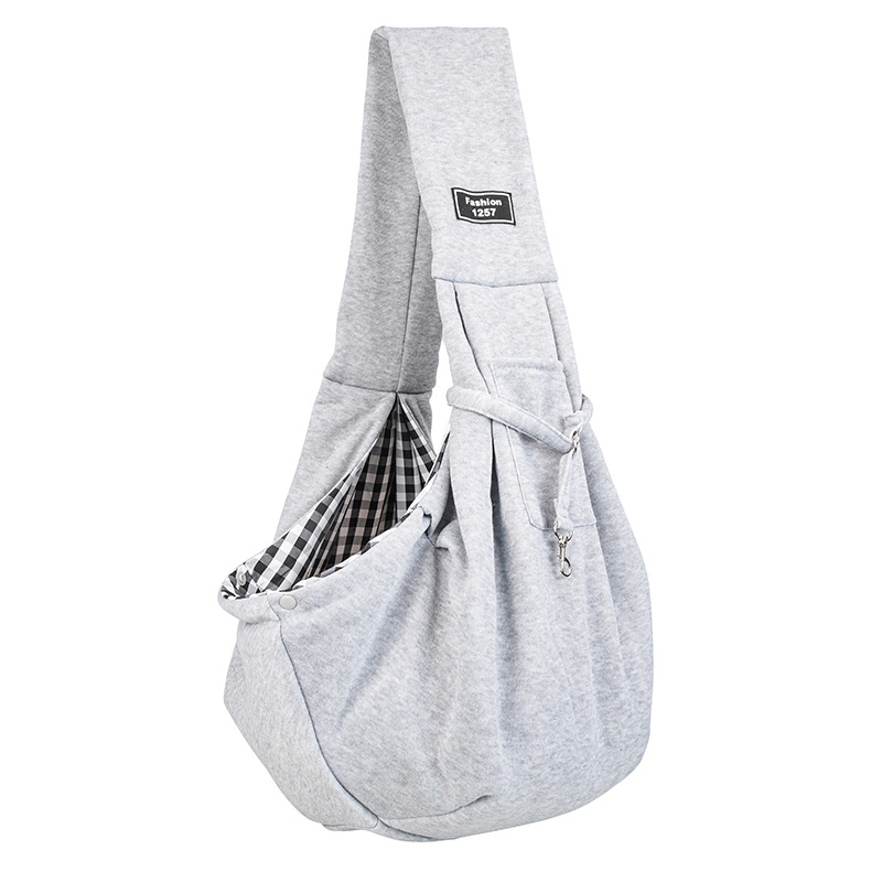 Pielāgota suņa pastaigu mugursoma, mīksts poliesters, šķērsjosta dizains, 7,5 kg ietilpība