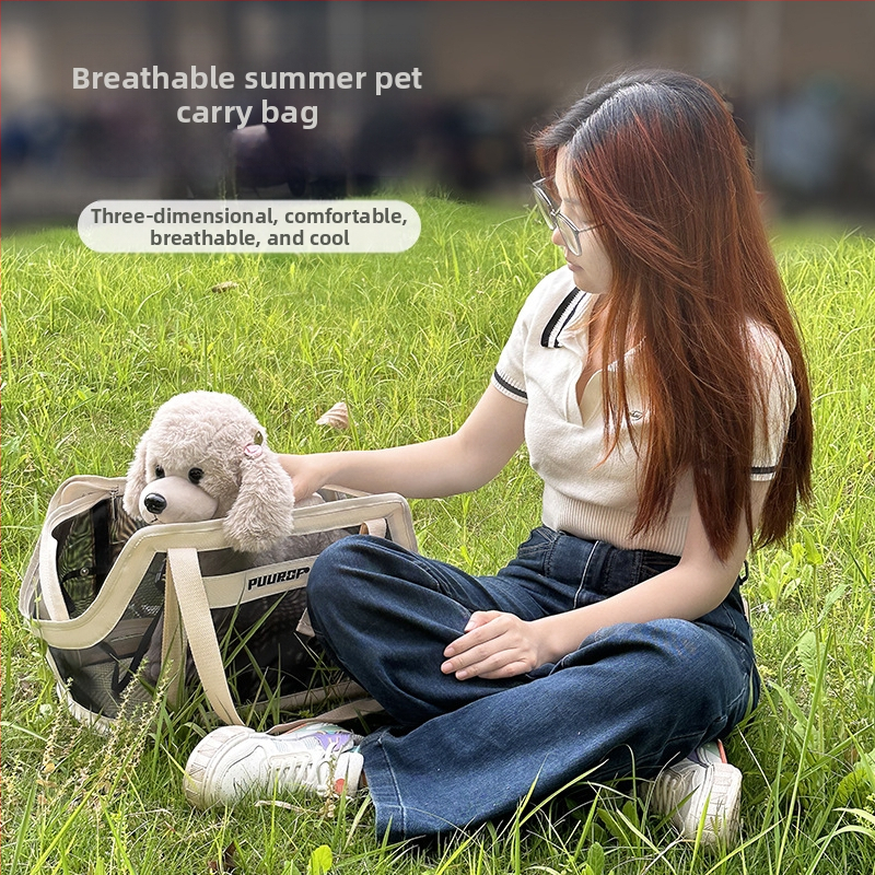 Чанта за котки от кожа, дишаща през лятото, капацитет 25 л, презрамна и кръстосана, стилна и практична, за домашни любимци