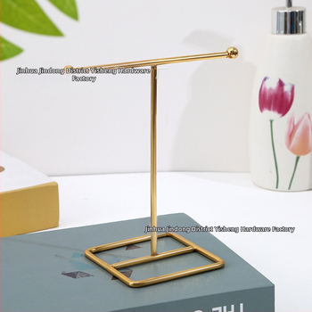 Επιτραπέζιο Ράφι Εμφάνισης Κοσμημάτων - Μέταλλο, Πολυλειτουργικός Οργανωτής για Σκουλαρίκια, Κολιέ και Βραχιόλια, 1-Επίπεδο