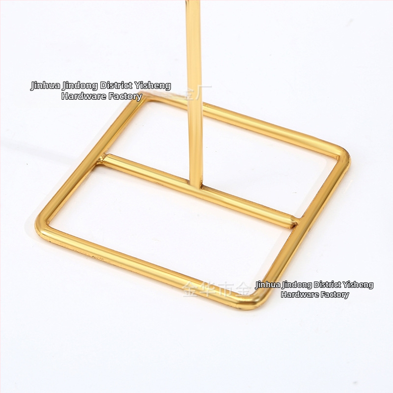 Stolný stojan na šperky - kovový, viacúčelový, pre náušnice, náhrdelníky a náramky, 1-poschodový