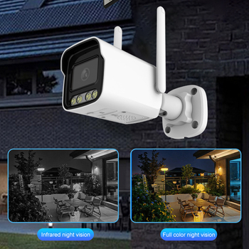 Bezvadu Wi‑Fi HD novērošanas kamera ar pilnkrāsu attēlu, 3MP, 3,6° objektīvs, -20°C līdz 50°C, 5V barošanas spriegums, iekšējai un ārējai lietošanai