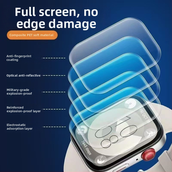 Huawei Watch Fit3 Защитен филм за предния екран, хидрогел филм, анти отпечатъци