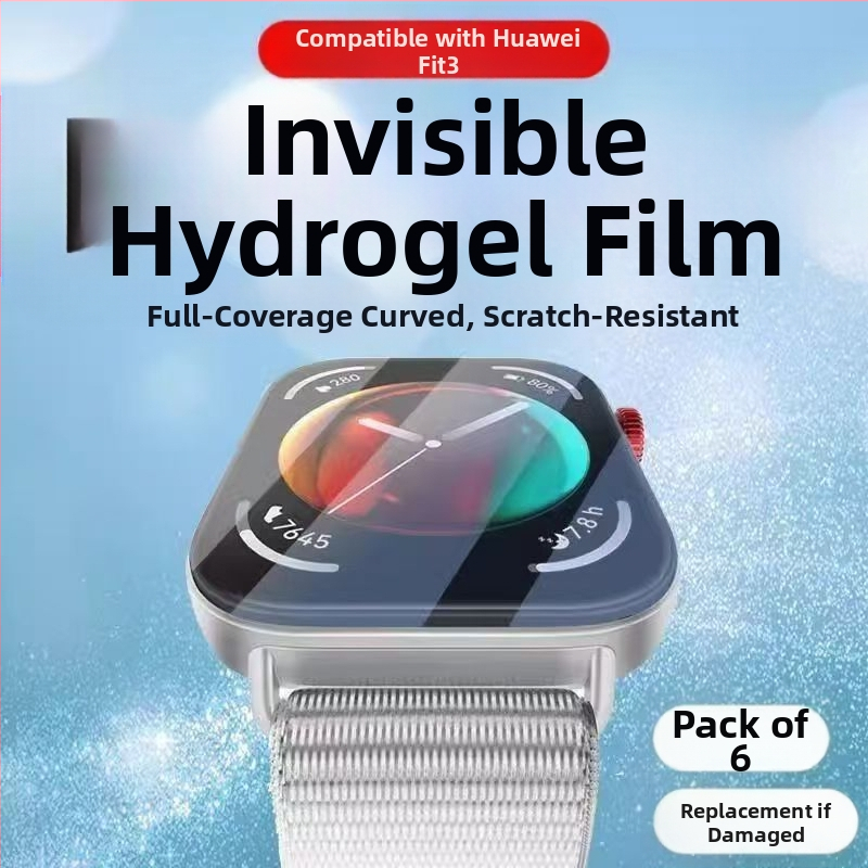 Huawei Watch Fit3 Ochranná fólia na predný displej, hydrogelový film, proti otlačkom prstov