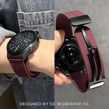 Λουράκι Smartwatch Samsung – σιλικόνης, αναδιπλούμενο κούμπωμα, κυκλοφόρησε το 2024