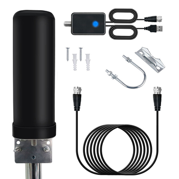 Vanjska TV antena s cilindričnim dizajnom, 30 dB dobitka, 470–860 MHz, 75 Ω, SWR ≤ 2