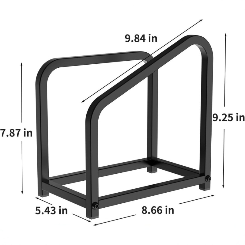 Prilagođeni metalni stalak za vinil ploče za pohranu ploča, albuma i časopisa — Inspiring 011