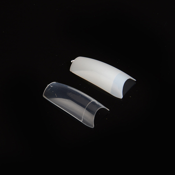 ABS dirbtiniai nagai, prancūziško stiliaus pusnagiai, 600 vnt., nagų įrankiai