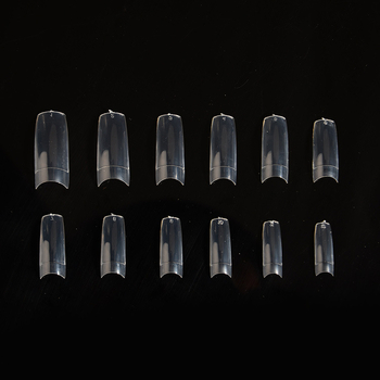 ABS τεχνητά νύχια, γαλλικού στυλ με ημιτελικές άκρες, 600 τεμάχια, εργαλεία περιποίησης νυχιών