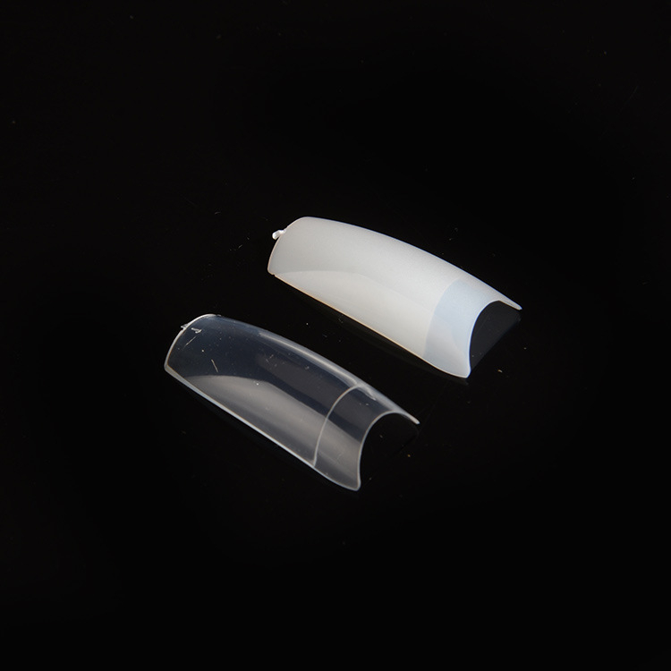 ABS dirbtiniai nagai, prancūziško stiliaus pusnagiai, 600 vnt., nagų įrankiai