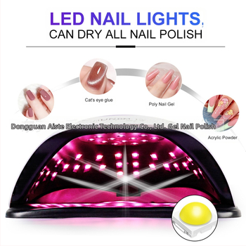 Λάμπα νυχιών με 42 LED, τέσσερις ρυθμίσεις χρονοδιακόπτη, υψηλής ισχύος φωτεινής θεραπείας (BM-12)