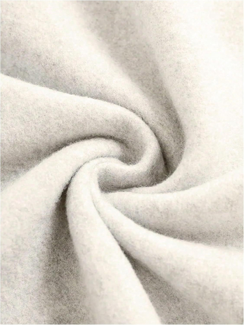 Φούτερ με κουκούλα Y2K με φλοράλ εκτύπωση, μακριά μανίκια, polo κολάρο, ύφασμα πολυεστέρα