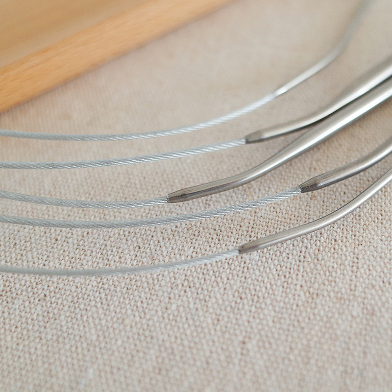 Nerūsējošā tērauda riņķveida adata adīšanai – rokas adīšanai džemperiem, zīmols Manzige, svars 0,05 kg