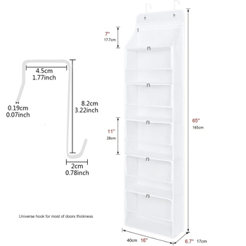 Κυβοειδής κρεμαστή τσάντα αποθήκευσης από PVC, πολυλειτουργική για υπνοδωμάτιο