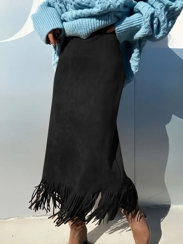 Bodycon midi svārki ar vienkrāsainu rakstu, 3D griezums no poliestera, augsta elastība