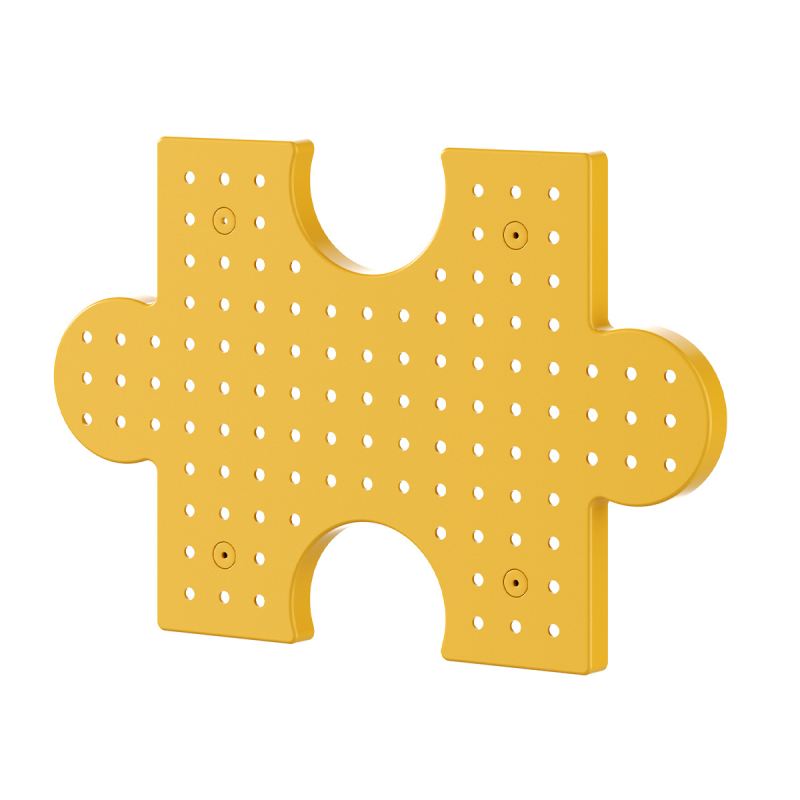 Επιτοίχιο ράφι αποθήκευσης για μελέτη γραφείου με παζλ-επίπεδα, με εγκατάσταση με βεντούζες, πλαστικό, μοντέλο 2701, βάρος 1229 g