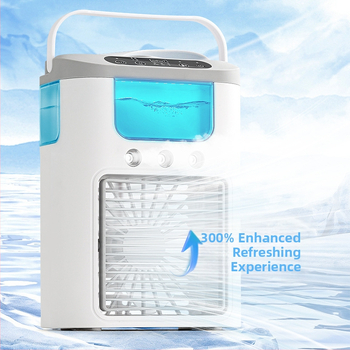 Ανεμιστήρας ψεκασμού με 3 ακροφύσια, USB τροφοδοσία, brushless κινητήρας, ενσωματωμένη μπαταρία 2000–4000mAh, 3 ταχύτητες, ήσυχος