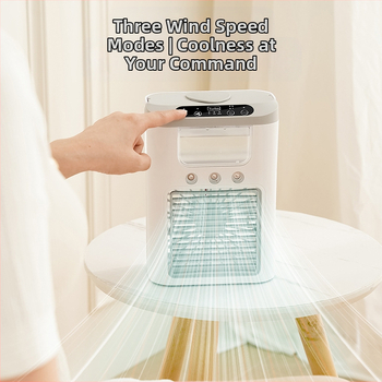 Ανεμιστήρας ψεκασμού με 3 ακροφύσια, USB τροφοδοσία, brushless κινητήρας, ενσωματωμένη μπαταρία 2000–4000mAh, 3 ταχύτητες, ήσυχος