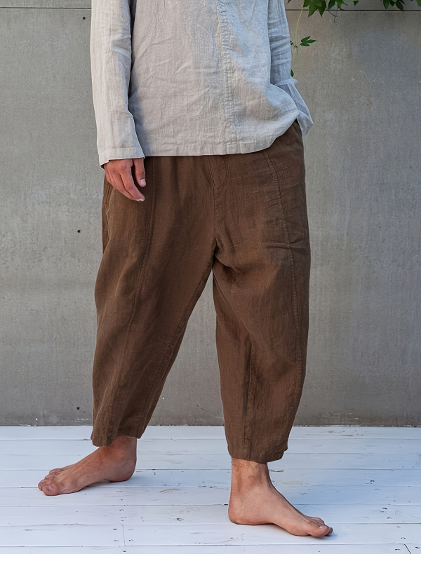 Vyrų kasdieninės sportinės kelnės, slim fit, vidutinio aukščio juosmens, 9/10 ilgio, užtrauktukas, poliesteris 95%+