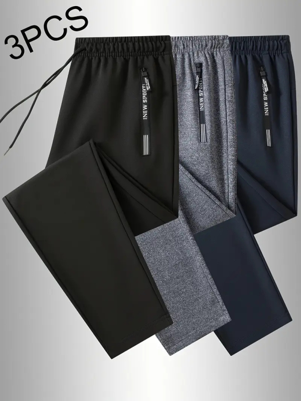 Vyrinės sportinės laisvalaikio kelnes, ilgos, tiesaus kirpimo, viduryje juosmens, raištis užsegimas, 96% poliesteris