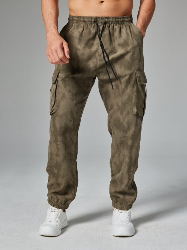 Vyriskos laisvos kasdienės cargo kelnės lauko veikloms, softshell su greitu džiūvimu, poliesterio audinys, daug kišenių, aukštos juosmens, tinkamos keturioms sezonoms