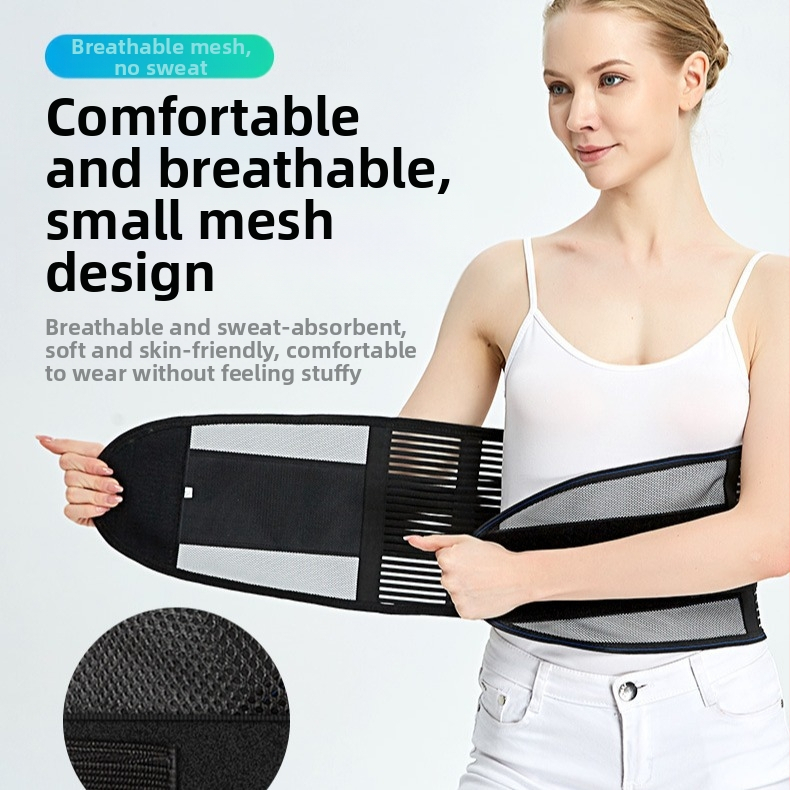 Пояс за защита на кръста, полиестерно влакно, за възрастни, подходящ за бягане и фитнес