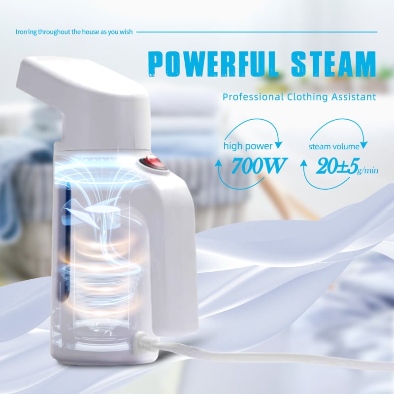 Συσκευή ατμού για ρούχα, μηχανική λειτουργία, 700W, 111-240V AC, χωρητικότητα κάτω από 0,8 L