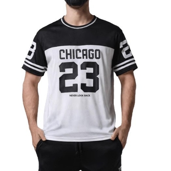 Αντρικό T-shirt με 3D ψηφιακή εκτύπωση σε θέμα αριθμών, χαλαρή γραμμή, στρογγυλός λαιμός, κοντά μανίκια, για καλοκαίρι