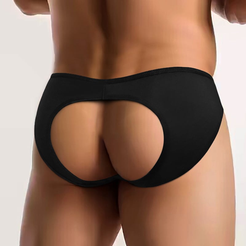 Ανδρικό στρινγκ από νάιλον με ανοιχτό πίσω και διαπνοή σχεδίαση, 90–95% περιεκτικότητα σε νάιλον, άνοιξη 2025