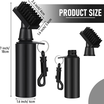 LSG βούρτσα καθαρισμού γκολφ με πλαστικό και μικροΐνες, δυνατότητα προσαρμογής λογότυπου