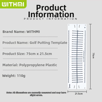 WITHMI Γκολφ Προπονητική Επιφάνεια Τοποθέτησης με Χαρτί Τροχιάς (PVC, Αξεσουάρ Γκόλφ, Διαθέσιμη Ιδιωτική Ετικέτα)
