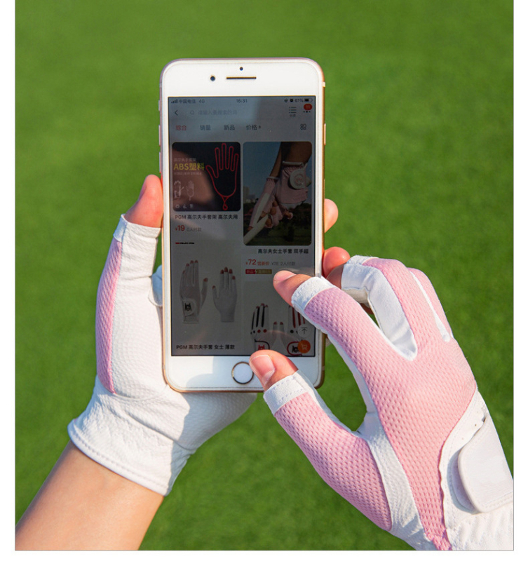 Universali golfo pirštinės – pritaikytas logotipas, golfo priedas