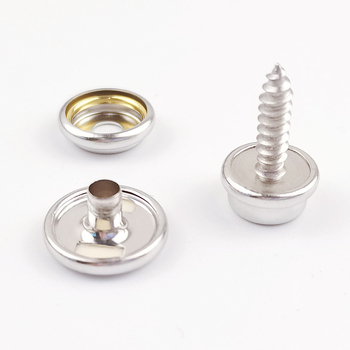 Net Ann медна голяма бяла щракваща закопчалка — комплект за палатки и кораби, 50 комплекти