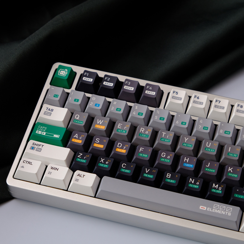 Egyedi mechanikus billentyűzet gombok, PBT, ergonómikus, 5 oldalú szublimáció, eredeti magasság