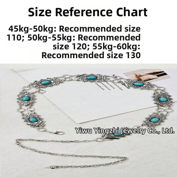 Μεταλλική ζώνη μέσης σε ρετρό στυλ με ενθετικά στοιχεία και κούμπωμα αστακοειδές, άνοιξη 2023