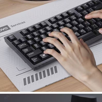 Lenovo laidinė klaviatūra, 104 klavišai, ABS medžiaga, vandeniui atspari, stalinėms kompiuteriams